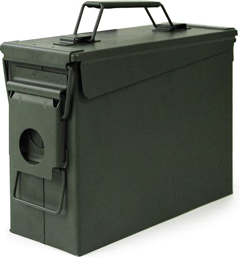 military packing box metal amazon|GUGULUZA Metal Ammo Can .30 Cal, Lockable Ammo Storage .